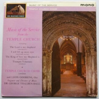 Temple Church Choir Music Of The Service LP HMV CLP1529 EX/VG 1962
