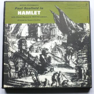 Hamlet 4LP Shakespeare Recording Society Inc SRS-M232 EX/EX 1963 4 x 12" LPs boxed with 134 page libretto - US pressing