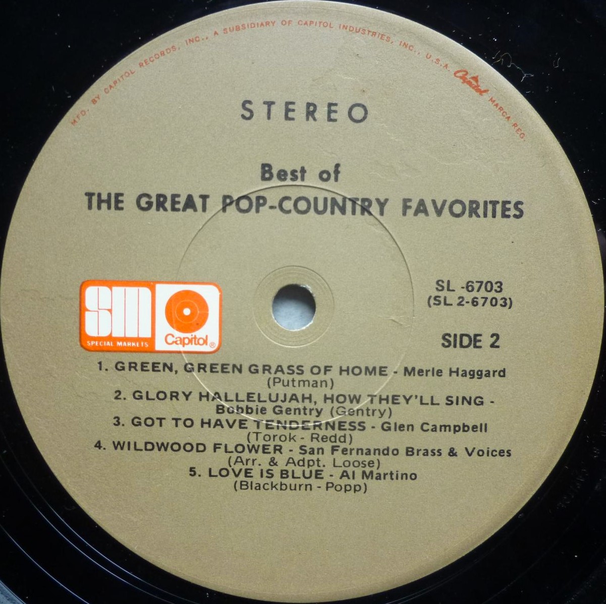 Music Country Spectacular 3LP Capitol Special Markets CP19 EX/EX 1960s 3 x 12" LPs boxed - US pressing - with Tex Ritter - Buck Owens & Johnny Cash - Image 5