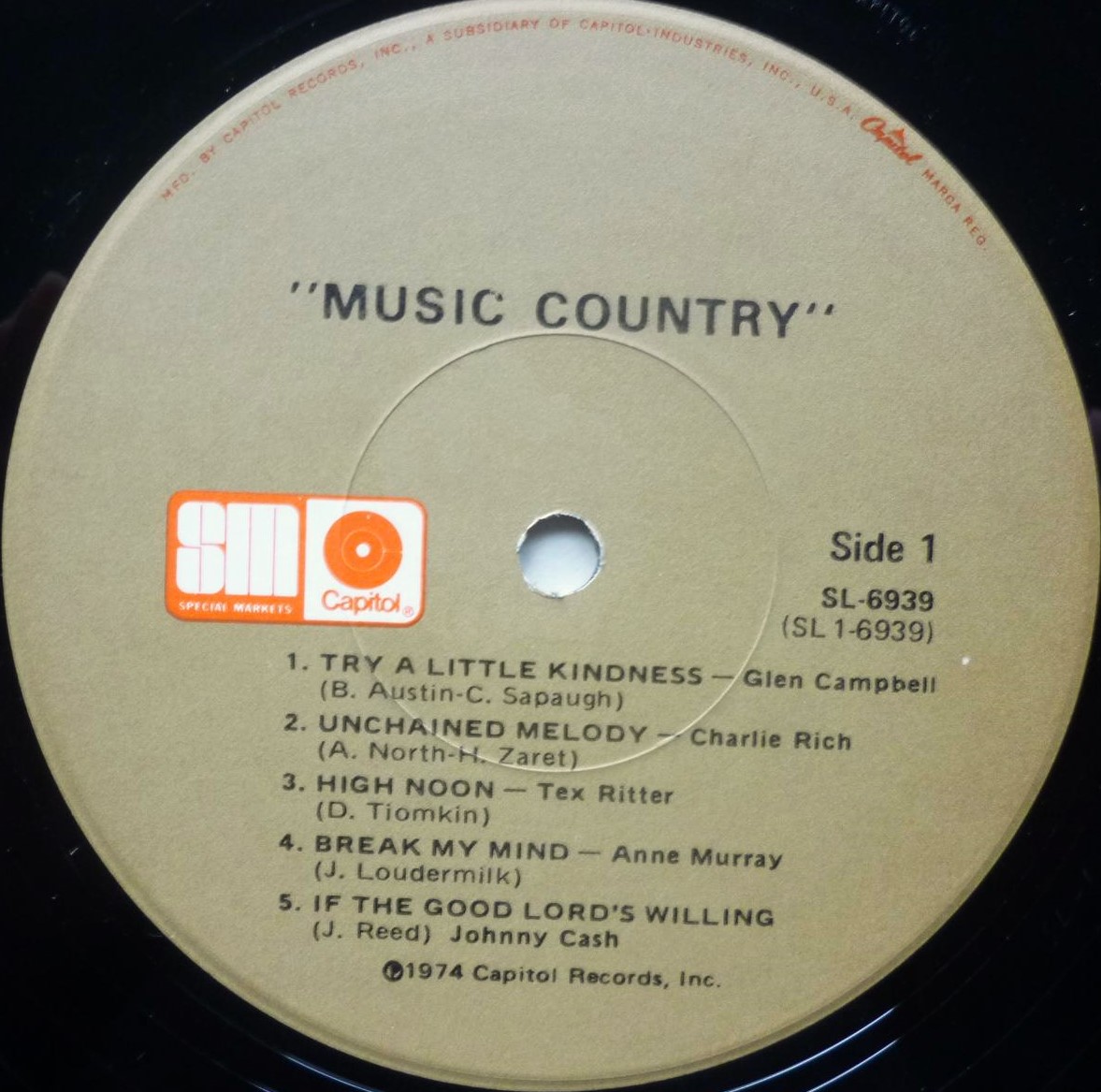 Music Country Spectacular 3LP Capitol Special Markets CP19 EX/EX 1960s 3 x 12" LPs boxed - US pressing - with Tex Ritter - Buck Owens & Johnny Cash - Image 6