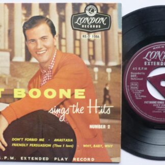 Pat Boone Sings The Hits Number 2 EP London RED1086 VG/VG 1957 7" EP in picture sleeve