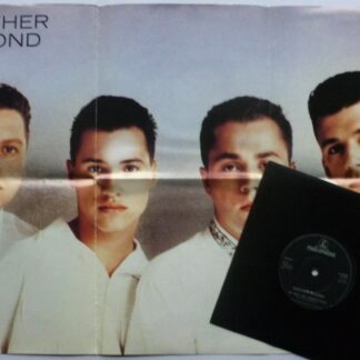 Brother Beyond He Ain't No Competition 7" Parlophone RP6193 EX/EX 1988 poster sleeve has small green sticker on front