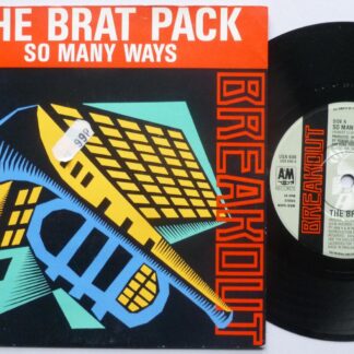 Brat Pack So Many Ways 7" Breakout USA646 EX/EX 1988 picture sleeve has price sticker on front