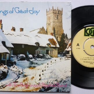 Brighouse & Rastrick Brass Band Tidings Of Great Joy EP Logo GOE332 EX/EX 1978 7" EP in gatefold Xmas card picture sleeve - there is writing on rear of sleeve