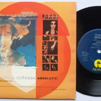 Claudia Brucken Absolute 7" Island IS471 EX/EX 1990 picture sleeve