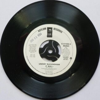 Lindsey Buckingham It Was I 7" Elektra E47408 EX 1982 US pressing - promo on styrene - date stamp on label