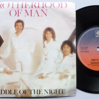 Brotherhood Of Man Middle Of The Night 7" Pye 7N46117 EX/EX 1978 picture sleeve has small number written inside on rear