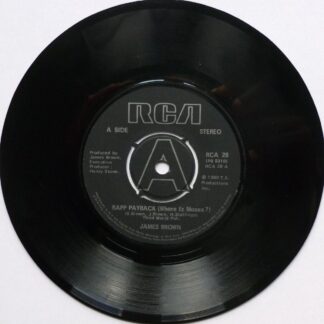 James Brown Rapp Payback Part 1 7" RCA RCA28 EX 1980
