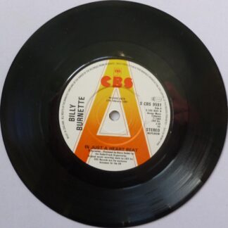 Billy Burnette In Just A Heart Beat 7" CBS SCBS9591 EX 1980 demo