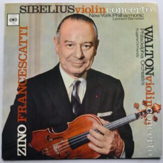 Zino Francescatti Sibelius Violin Concerto LP CBS BRG72351 EX/EX 1965