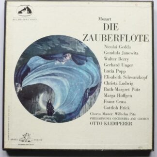 Otto Klemperer Mozart Die Zauberflote 3LP Angel SAN137-9 EX/EX 1960s 3 x 12" LPs boxed with booklet - coloured postage stamp labels