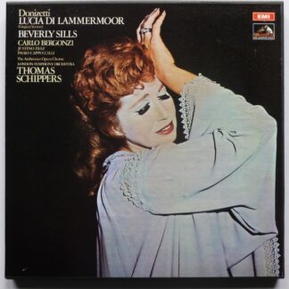 Thomas Schippers Donizetti Lucia Di Lammermoor 3LP HMV SLS797/3 EX/EX 1970 3 x 12" LPs boxed with booklet
