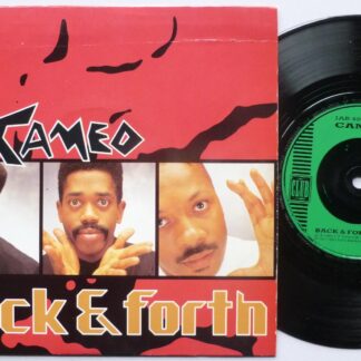 Cameo Back And Forth 7" Club JAB49 EX/VG 1987 7" single in picture sleeve