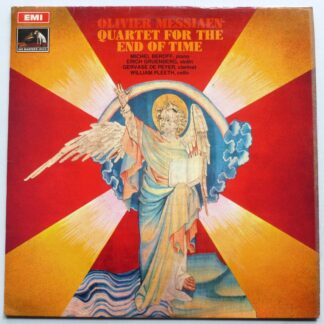 Erich Gruenberg Messiaen Quartet For The End Of Time LP HMV ASD2470 EX/EX- 1969 coloured postage stamp labels