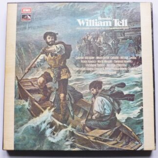 Lamberto Gardelli Rossini William Tell 5LP HMV SLS970 EX/EX- 1973 5 x 12" LPs boxed with booklet