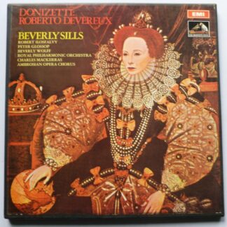 Charles Mackerras Donizetti Roberto Devereux 3LP HMV SLS787 EX/EX- 1969 3 x 12" LPs boxed with booklet