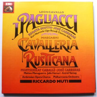 Riccardo Muti I Pagliacci 3LP HMV SLS5187 EX/EX 80 3 x 12" LPs boxed with booklet