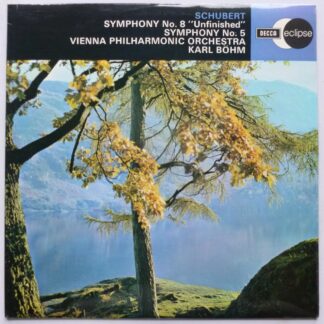 Karl Bohm Schubert Symphony 8 & 5 LP Decca Eclipse ECS536 EX/EX 1971