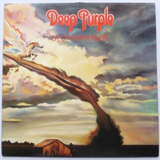 Deep Purple Stormbringer LP Purple TPS3508 EX+/EX- 1974 matrix A-1U & B-1U - sleeve has beginnings of a seam split 2cm on top edge