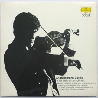 Andreas Rohn Handel Brahms Debussy LP Deutsch Grammophon 642103 EX/EX 1970s German pressing