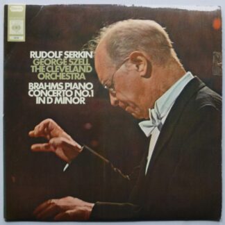 George Szell Brahms Piano Concerto No 1 LP CBS S72718 EX/VG 1968 sleeve has small closed tear at opening
