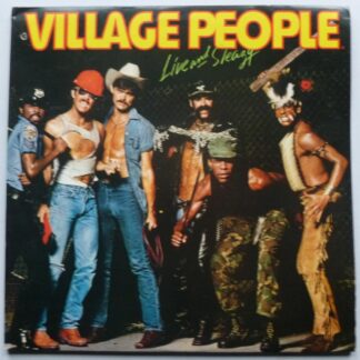 Village People Live And Sleazy 2LP Mercury 9198479 EX/VG 1979 double LP in gatefold sleeve which has punch hole at top corner