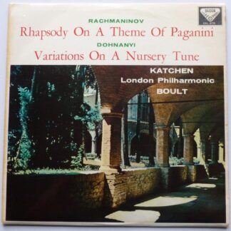 Julius Katchen Rachmaninov Dohnanyi LP Decca SXL2176 EX/VG+ 1960s made in England at 6 O Clock