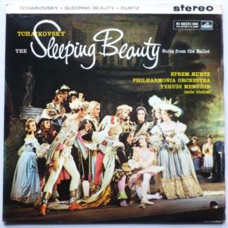 Efrem Kurtz Tchaikovsky The Sleeping Beauty LP HMV ASD371 EX/VG+ 1960s red semi circle labels