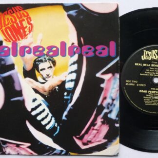 Jesus Jones Real Real Real 7" Food FOOD24 VG/VG 1990 picture sleeve