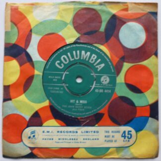 John Barry Seven Plus Four Hit & Miss 7" Columbia DB4414 VG 1960
