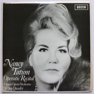 Nancy Tatum Operatic Recital WBG LP Decca SXL6221 EX+/EX- 1966 WBG ED1 - made in England at 10 O Clock