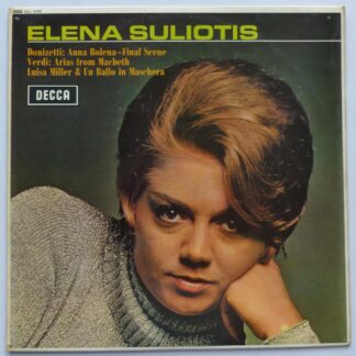 Elena Suliotis Donizetti Anabolena WBG LP Decca SXL4306 EX/EX- 1967 made in England at 10 O Clock - sleeve has finger creasing at opening