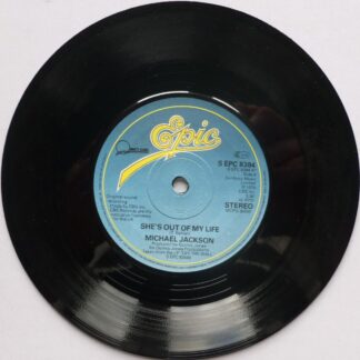 Michael Jackson She's Out Of My Life 7" Epic SEPC8384 EX 1979