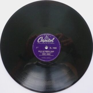Sonny James Hello Old Broken Heart 78 Capitol 14635 EX 1950s 10" 78rpm single