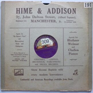 Fritz Kreisler La Precieuse 78 HMV 07957 VG 1940s one-sided 10" 78rpm single