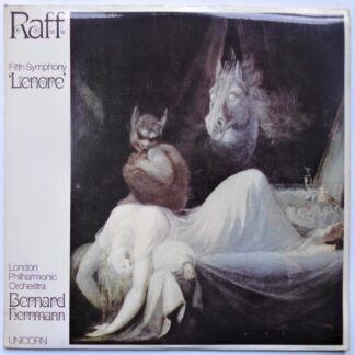 Bernard Herrmann Raff Fifth Symphony LP Unicorn UNS209 EX/EX 1970