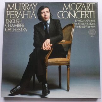 Murray Perahia Mozart Concerti 3LP CBS Masterworks 79317 EX/EX 1978 3 x 12" LPs boxed with booklet