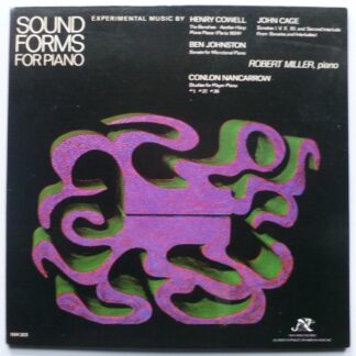 Henry Cowell Sound Forms For Piano LP New World NW202 EX/EX 1976 US pressing