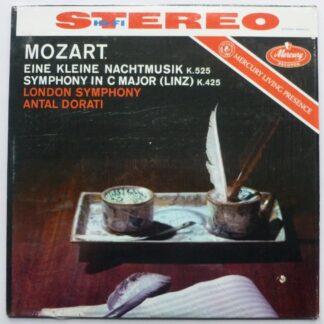 Antal Dorati Mozart LP Mercury SR90121 EX/EX 1970s US pressing - Living Presence Stereo - sleeve has drilll hole at bottom right corner to mark it for export