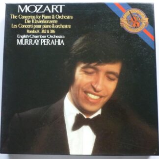 Murray Perahia Mozart 13LP CBS Masterworks CBSM1342055 EX/EX 1984 13 x 12" LPs boxed with booklet - made in Holland